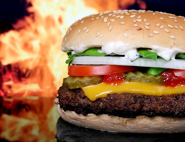 An awesome burger.