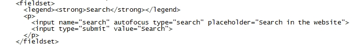 Search function