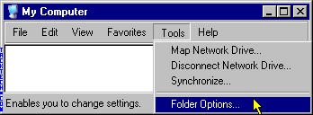 Windows XP - Folder Options