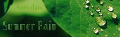 Banner for the song Summer Rain by Annodam.