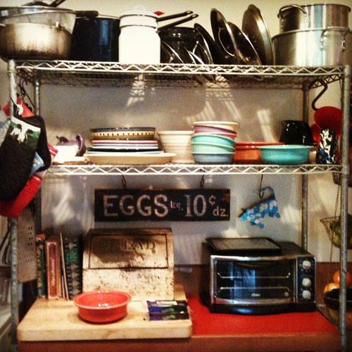 Kitchen SHelves