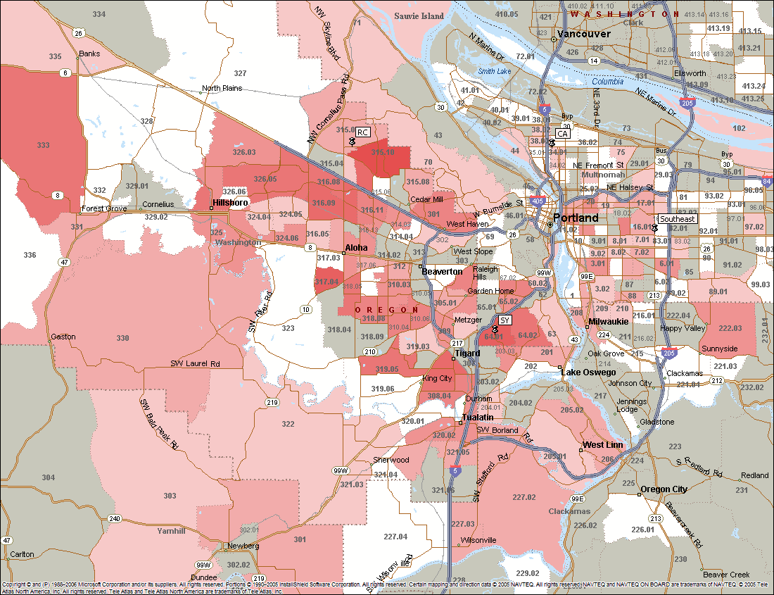 CS ALL Fall 08 by Census Tract