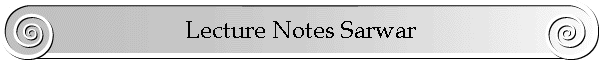 Lecture Notes Sarwar