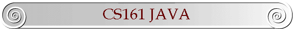 CS161 JAVA